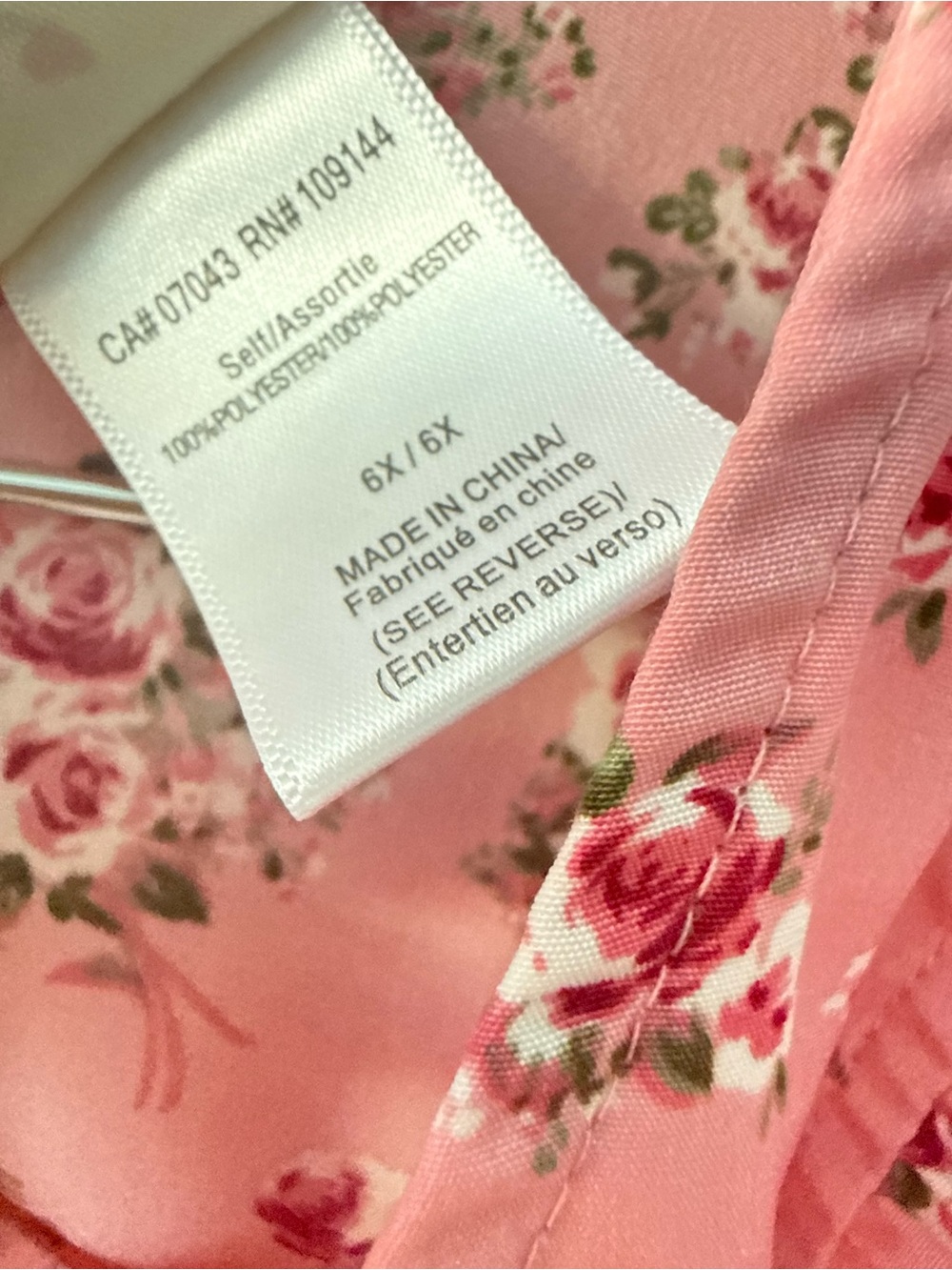 Girls' Pink Floral Ruffle-Sleeve Jenna & Jessie Casual Dress - Picture 6 of 6